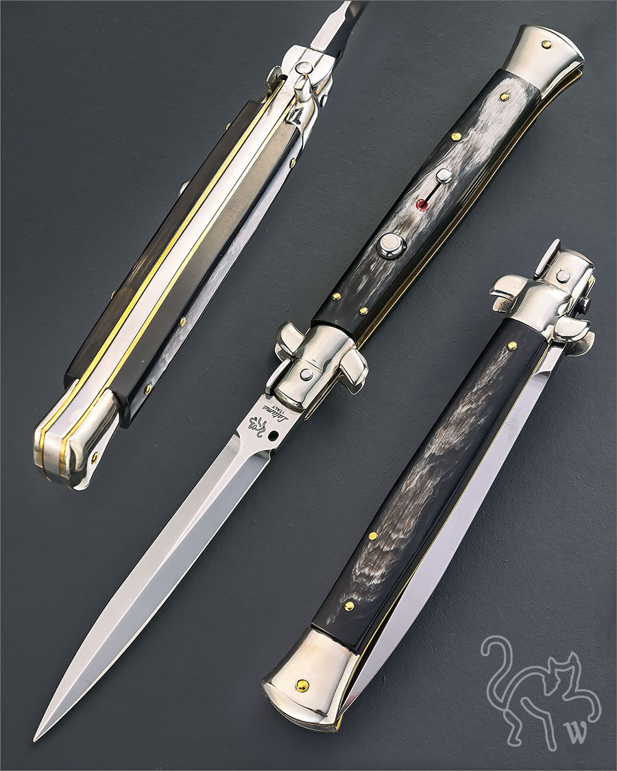 Walt's 28cm CLASSIC Brazilian Black and White NEW Dagger Grind CL-BW-ND11772