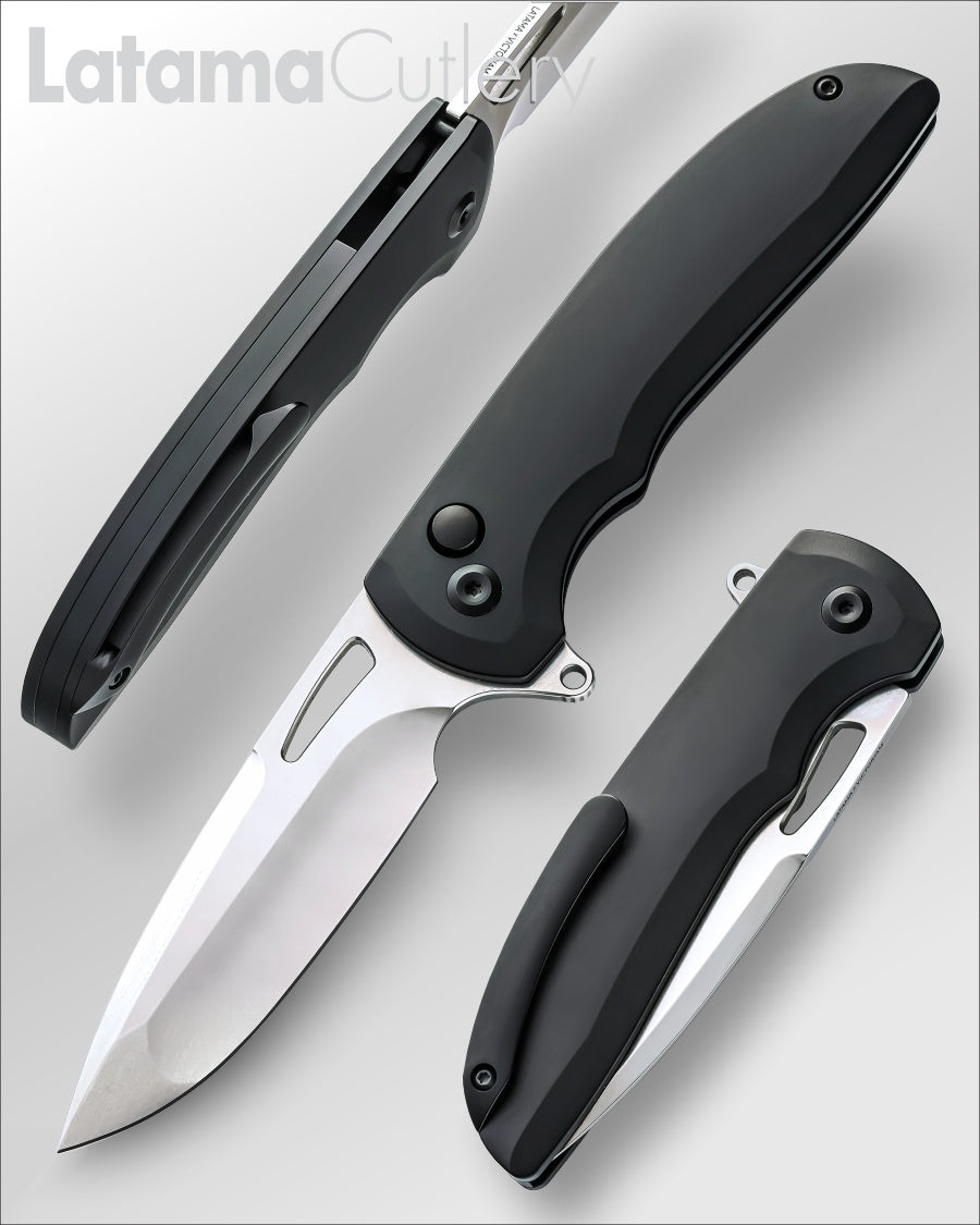 Yuuki Black Titanium Handle Satin Blade portrait