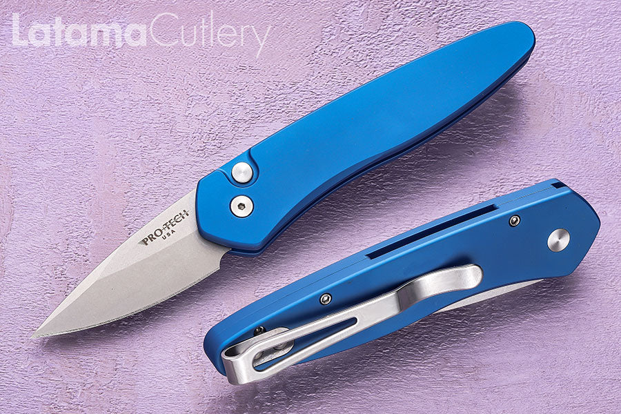 Pro-Tech Half-Breed Automatic Knife Blue #3605-BLUE