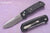 Pro-Tech Bob Terzuola ATCF Black Folding Knife, Textured Black Inlay #BT2714
