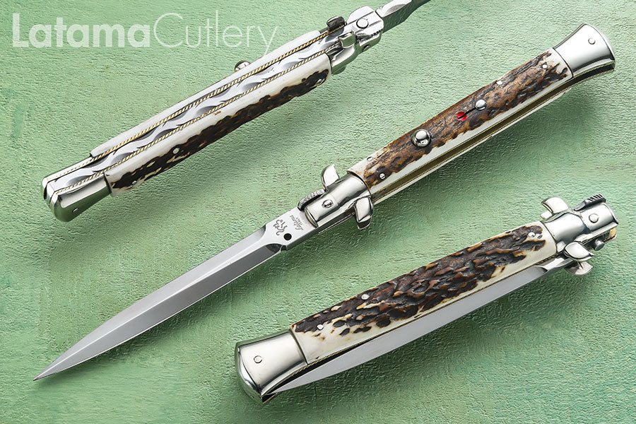 Walt's Custom Classic 11” Black Stag NEW Dagger C-CL-ST-D11245