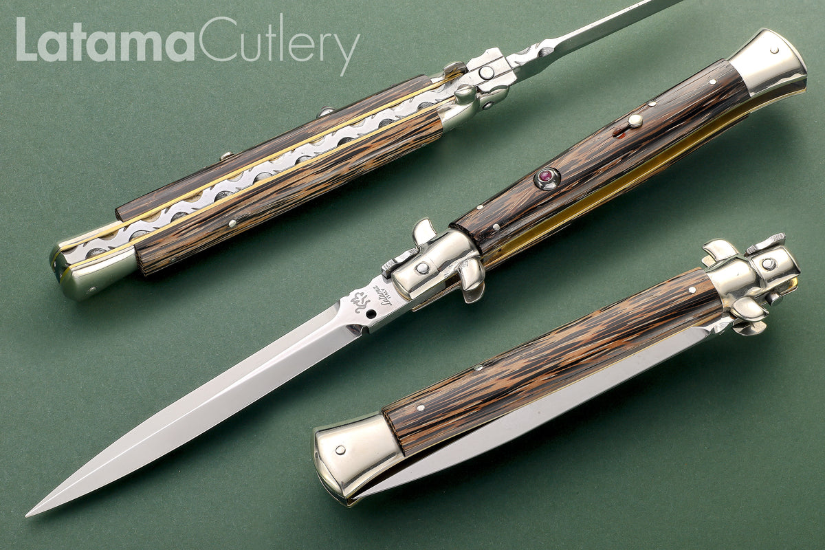 Walt's Custom Plus Ruby – Wenge Wood- 11" New Dagger - W/File C-CL-WW-D1168