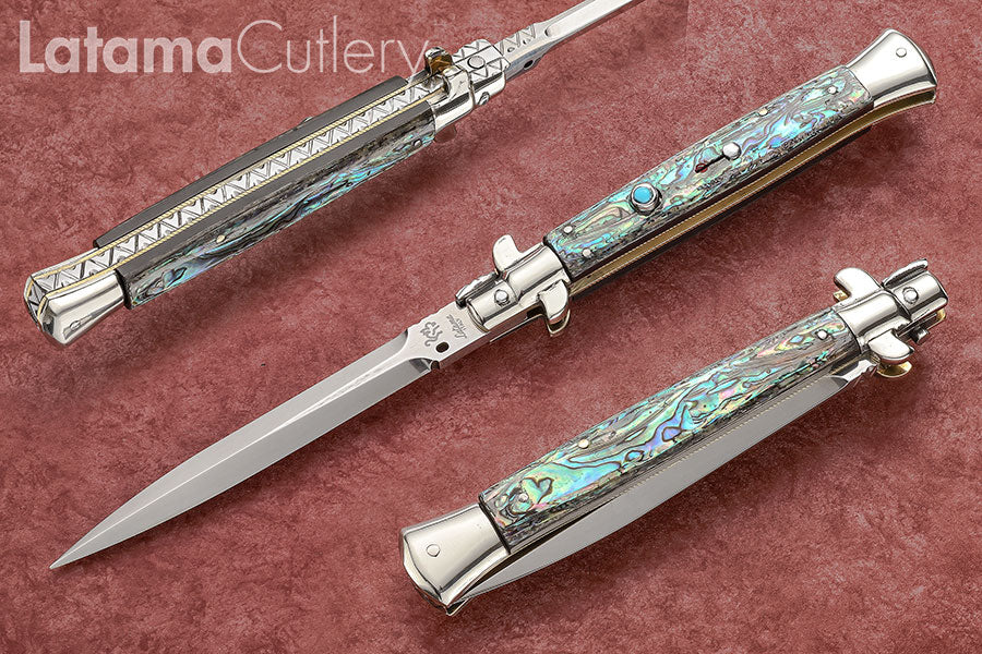 Walt's Custom Picklock Abalone New Dagger C-PK-AB-ND11780