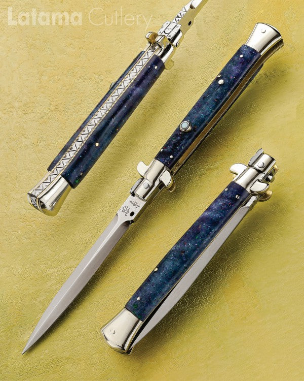 Walt's Custom Picklock Deep Space Handle New Dagger grind C-PK-DS-ND11810 portrait