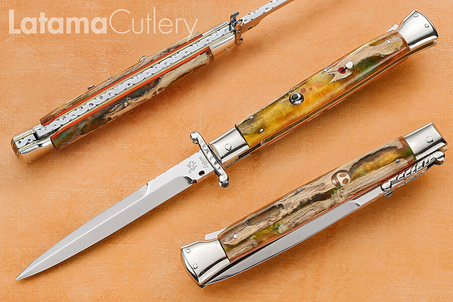 Walt's CUSTOM 5mm "Orange &amp; Green CHOLA Cactus" Half Grind Swinguard C-SW-CC-HG11355