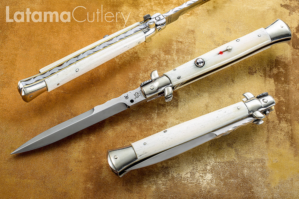 Walt's Custom 11” Smooth Bone Half Grind W/File CFB-10