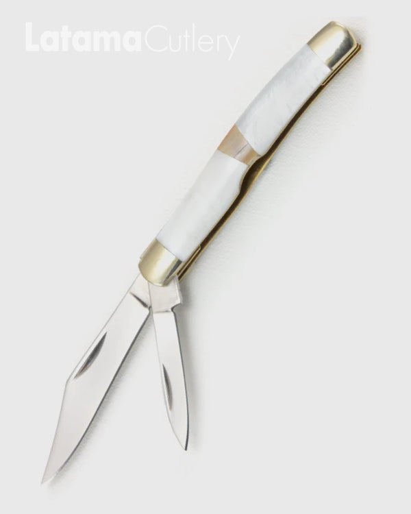 Classic  Folder KA-130 Mother of Pearl knife portrait