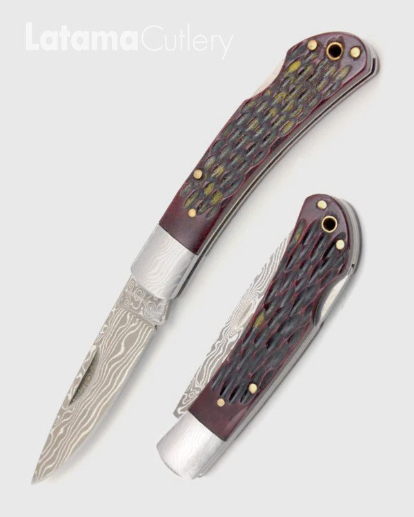 Classic Folder KL-50 Jigged Bone knife portrait