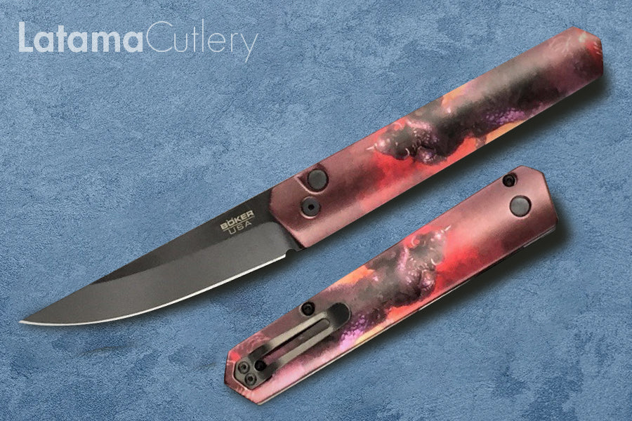 Boker Plus / Pro-Tech / Burnley Kwaiken Automatic / Frank Frazetta “Death Dealer 3” - 06EX297