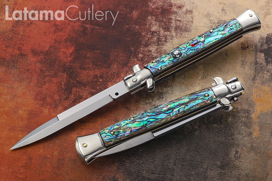 Walt's Classic 11" Abalone Traditional Bayonet ABA B-1103