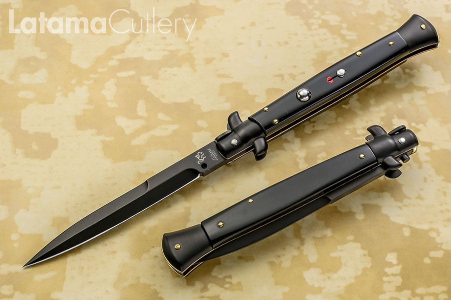 Walt's Classic 28cm Acrylic Black Tactical Half Grind ABT-05