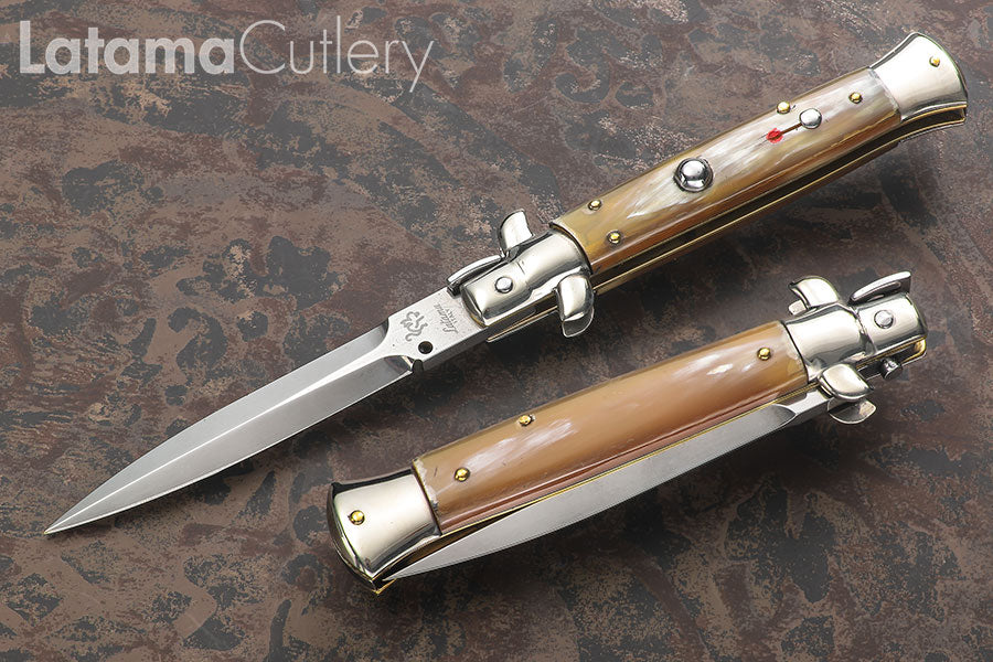 Walt's Classic 9" Blond Honey Horn Dagger BLDD-912