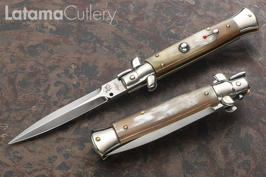 Walt's Classic 9" Blond Honey Horn Dagger BLDD-914