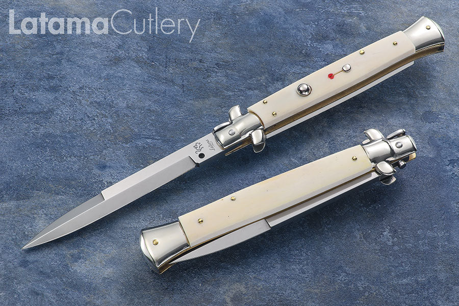 Walt's Classic 11" White Bone Traditional Bayonet W/BO B-1117