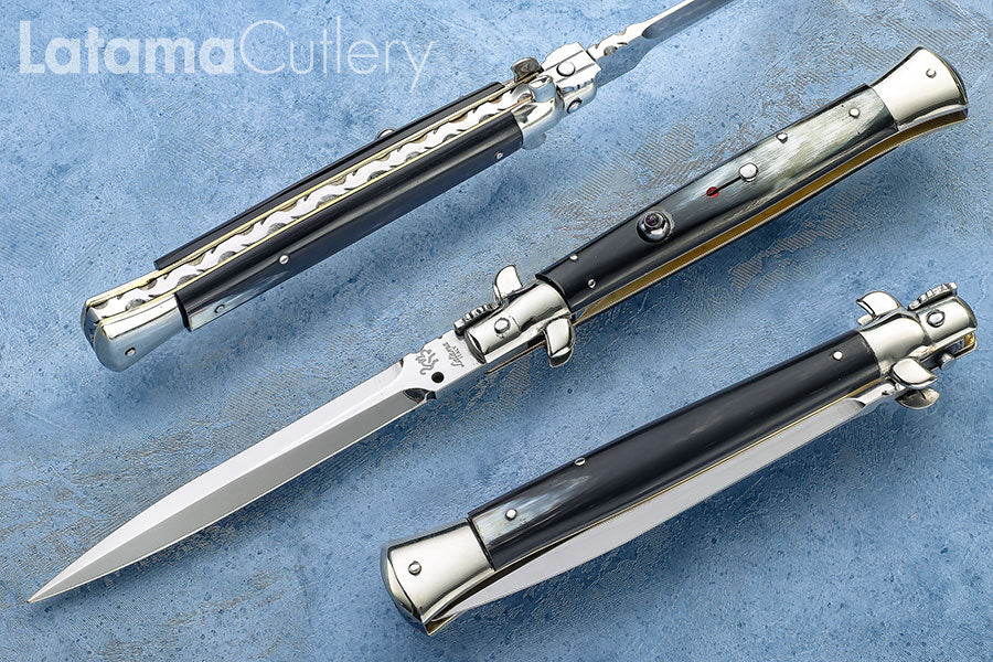 Walt's Custom Plus Sapphire – Primo B/W 11" New Dagger - W/File C-PR-D1115