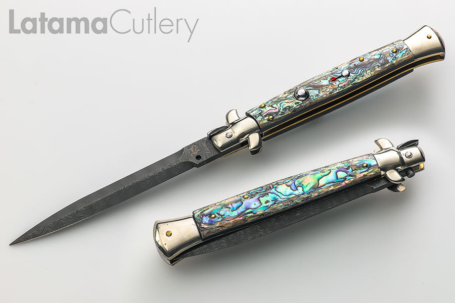 Walt's CLASSIC 11" Abalone NEW Dagger Damascus CL-AB-DD1101