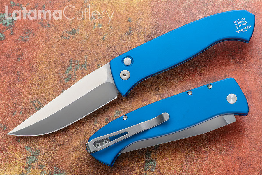 Pro-Tech Brend 3 Blue Anodized