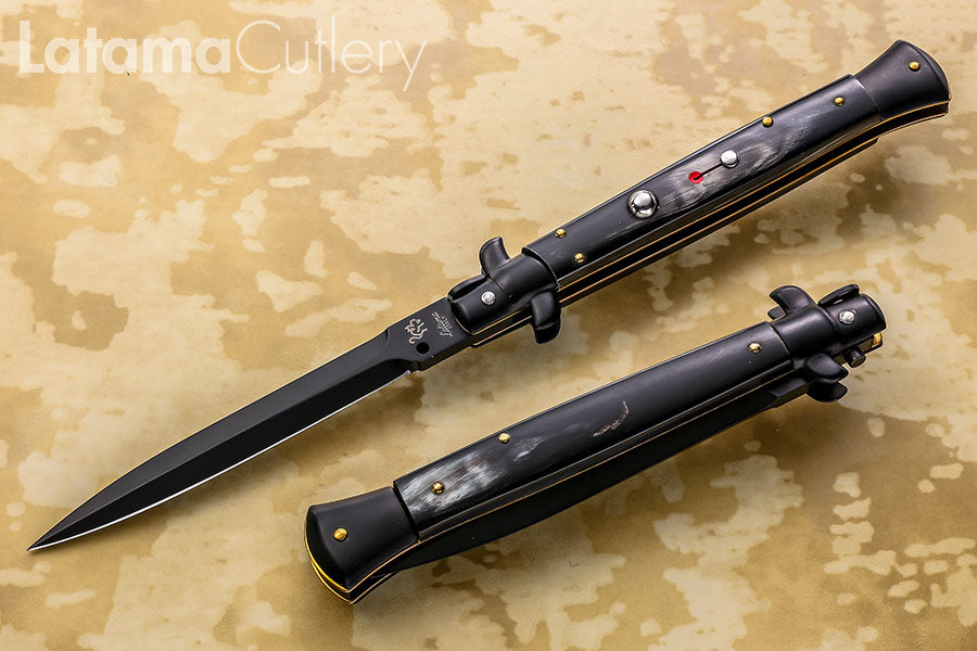 Walt's Classic 28cm Tactical Brazilian Black &amp; White <span style="color: red;">New&amp;nbsp;DAGGER&amp;nbsp;Grind</span> TBW-11