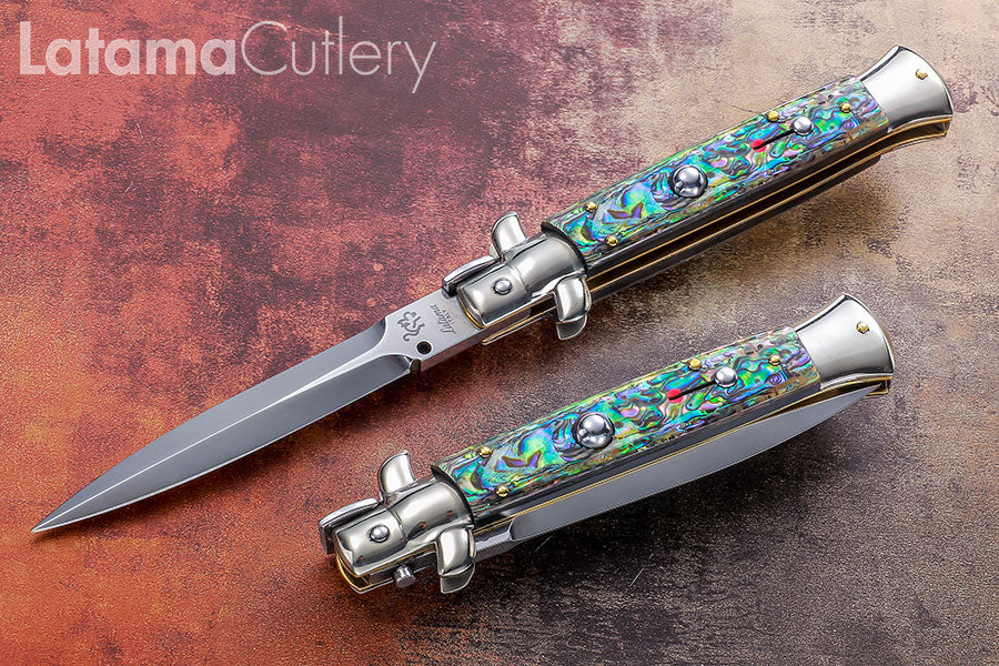 Walt's 9" Abalone Dagger Grind ABAD-901