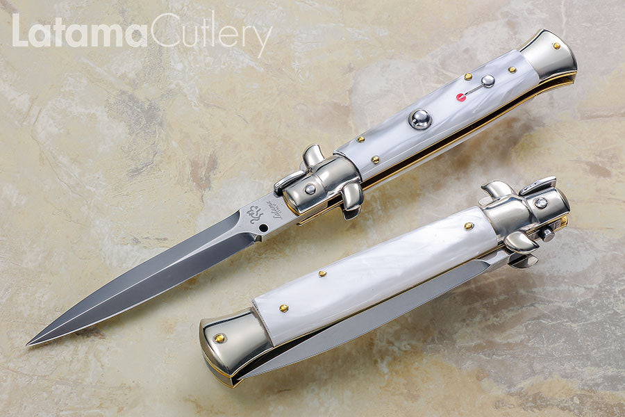 Walt's 9" Pearlescent White NEW Dagger Grind PRLD-901