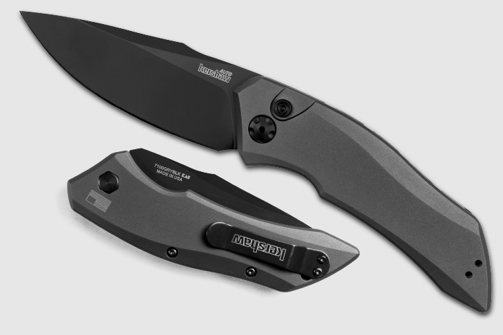 Kershaw Launch 1 Automatic Knife Grey Black 7100GRYBLK
