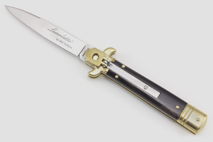Bill DeShivs Leverletto Dark Horn Flat Grind 7-3/4 inches