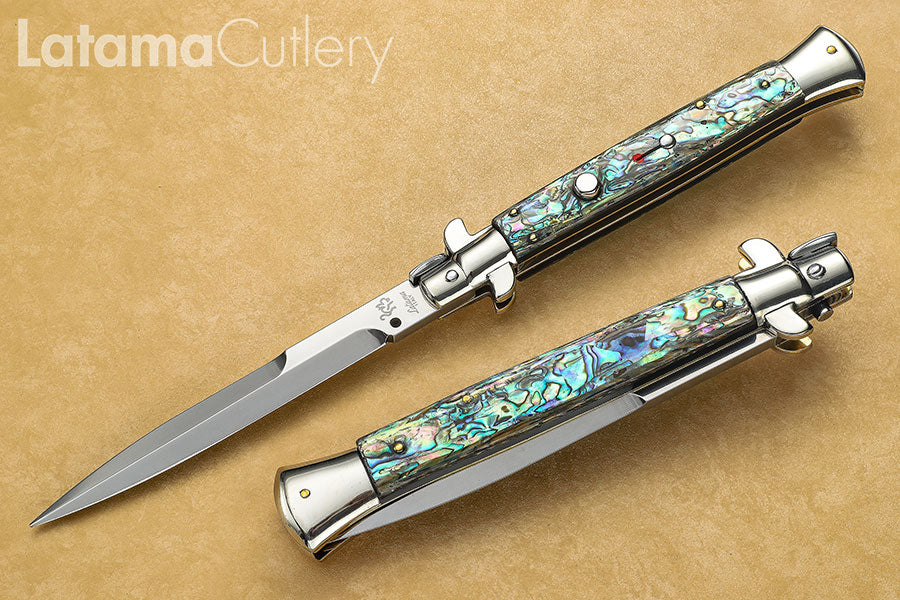 Walt's Flat Guard 11" Abalone Half Grind Picklock PK-AB-HG11152