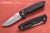 Pro-Tech Les George Rockeye LG301 Stonewash Blade & Smooth Black Aluminum Handle
