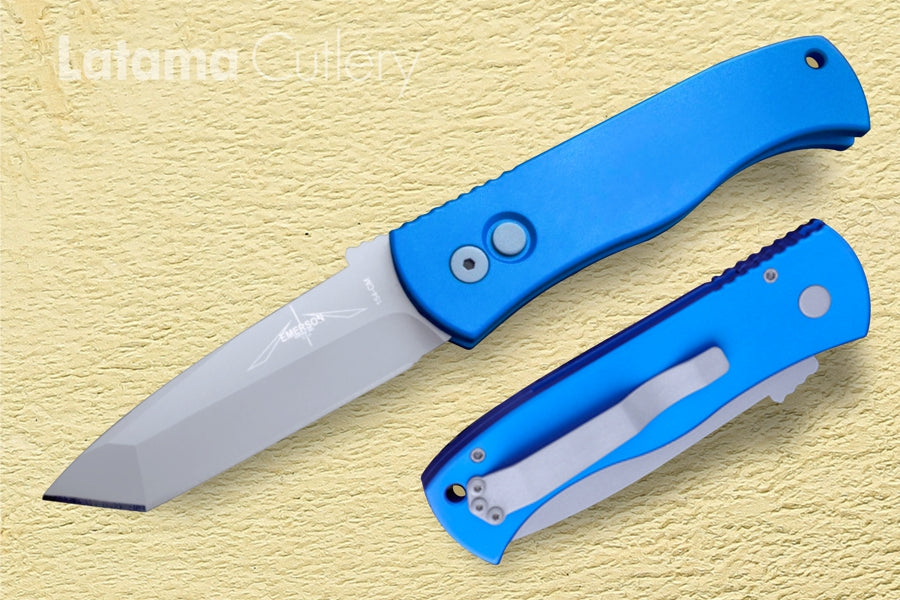 Pro-Tech Emerson CQC7 Chisel Tanto #E7T01-BLUE