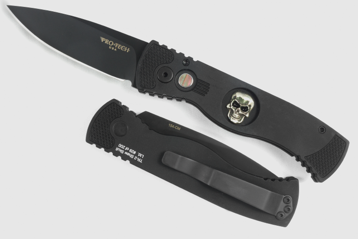 Pro-Tech Shaw Skull TR2.70  (Spear Point Blade)