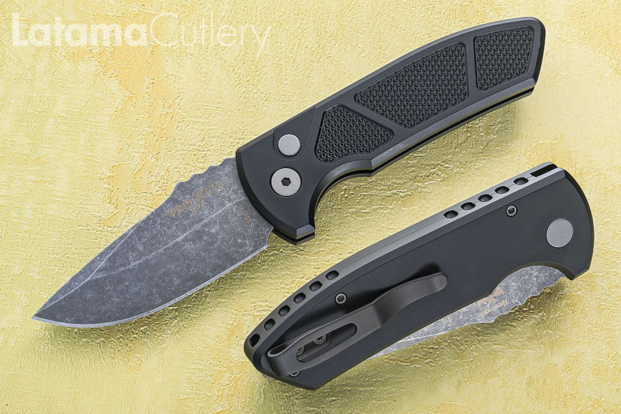 Pro-Tech Les George SBR Auto 2.5" Acid Washed Knife - #LG415