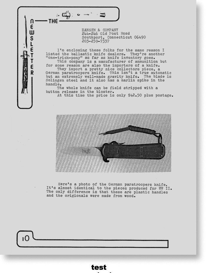 Vol.  1 No. 1  (Second Printing) sample page 1