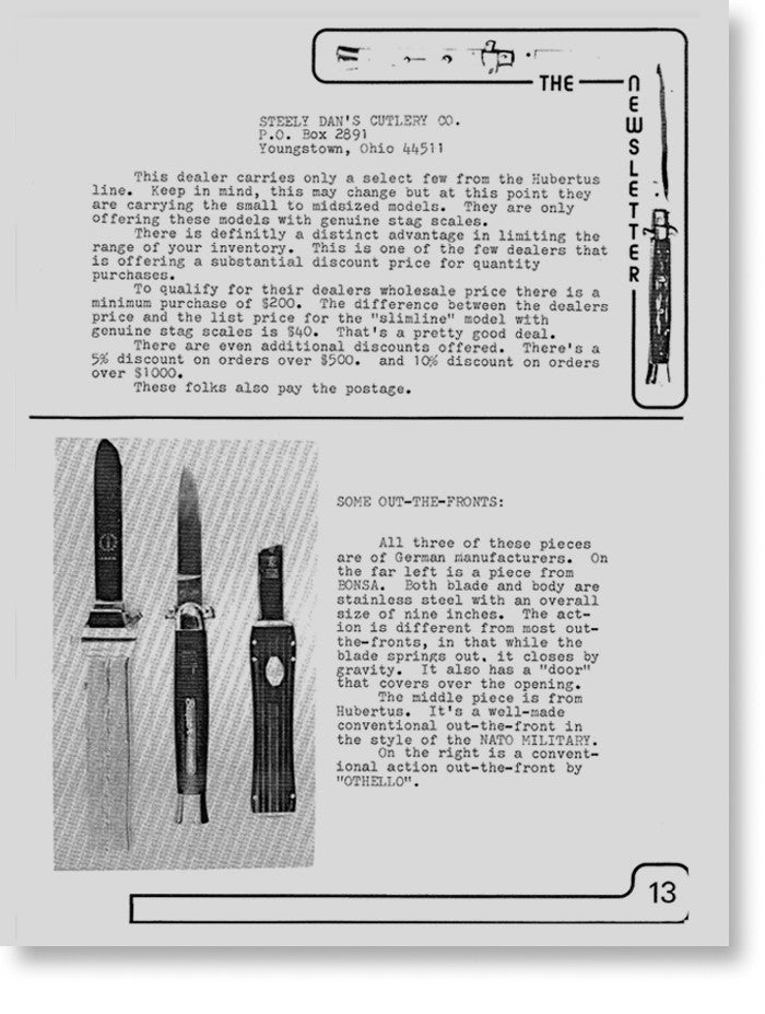 Vol.  1 No. 1  (Second Printing) sample page 3