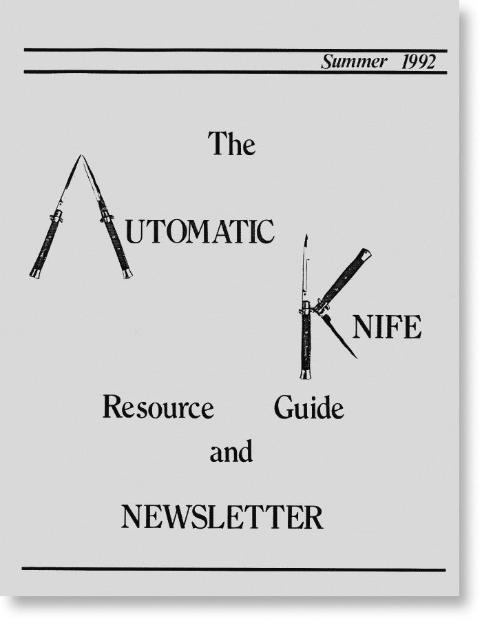The Newsletter Vol. 1 No. 1 (Second Printing)