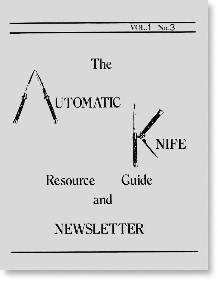 The Newsletter Vol. 1 No. 3 (Second Printing)
