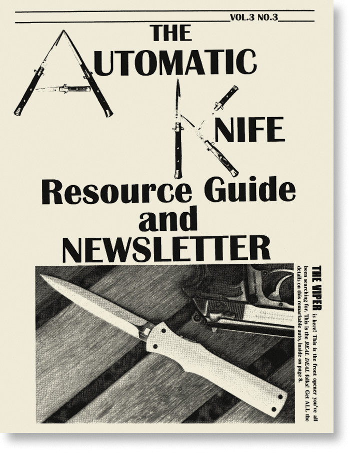 The Newsletter Vol. 3 No. 3 (Second Printing)