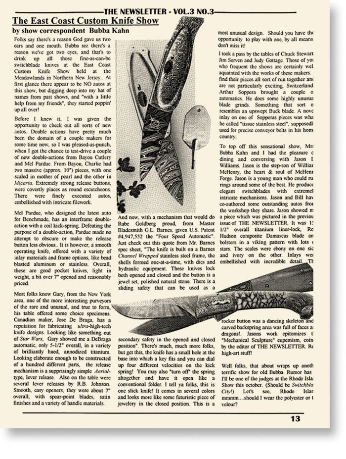 The Newsletter Vol. 3 No. 3