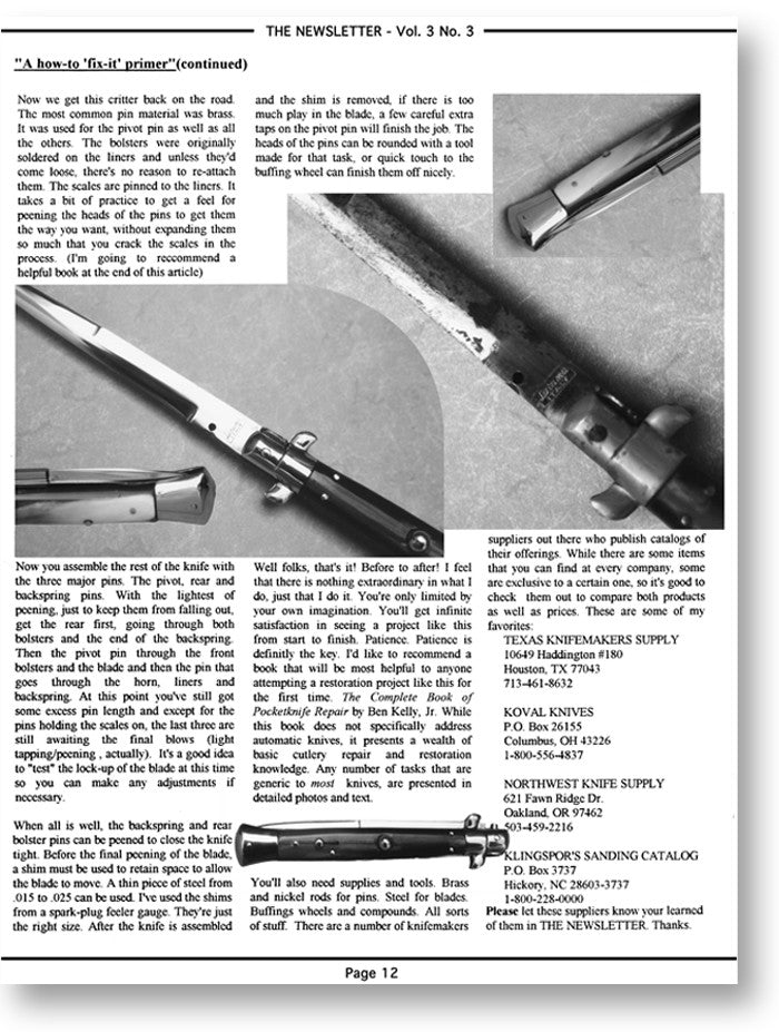 Vol.  3 No. 3  (Second Printing) sample page 2