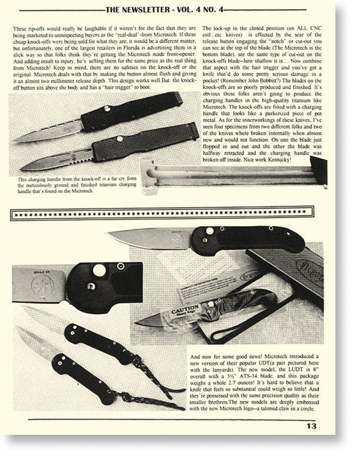 Vol.  4 No. 4  (Second Printing) sample page 1