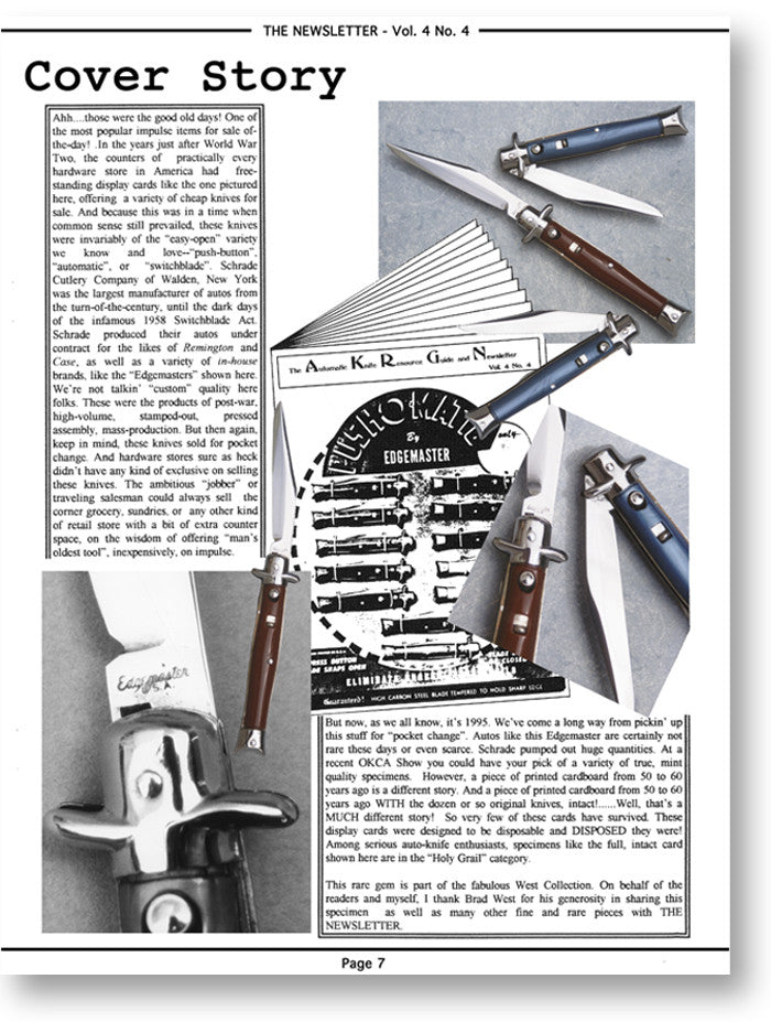 Vol.  4 No. 4  (Second Printing) sample page 1