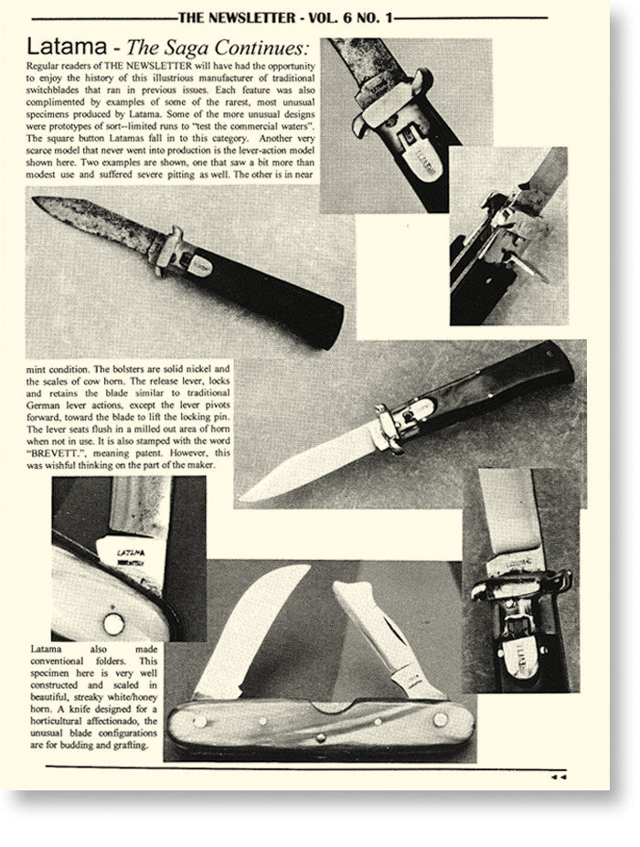 Vol.  6 No. 1  (Second Printing) sample page 2
