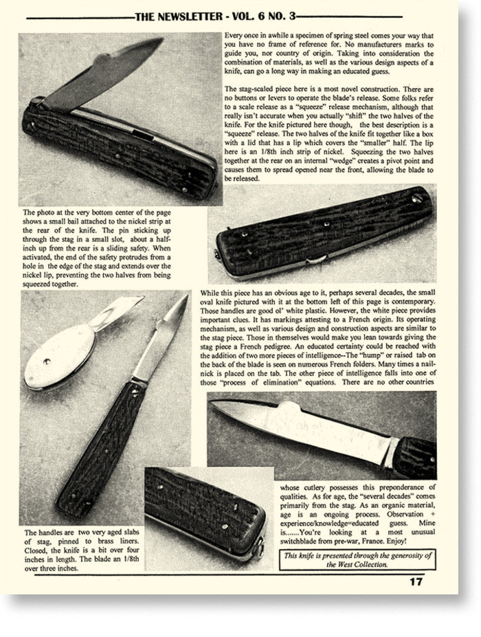 Vol.  6 No. 3  (Original Printing) sample page 3