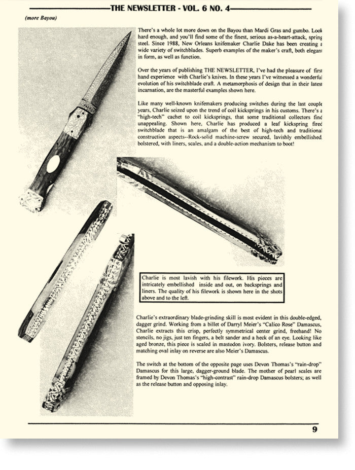 Vol.  6 No. 4  (Second Printing) sample page 2