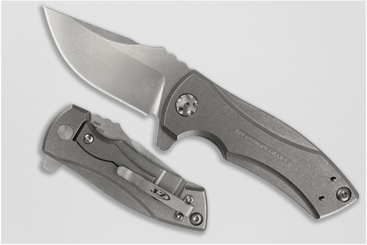 Kershaw Zero Tolerance 0900 Flipper Knife Titanium